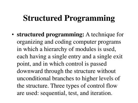 What is Structured Programming: A Journey Through Code and Chaos