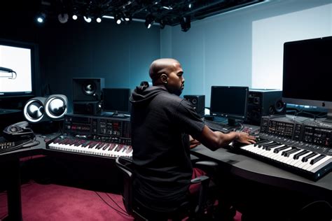 What music software does Kanye use, and how does it influence his creative process?